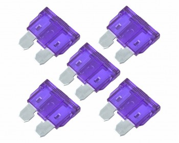3 Amp Standard Blade Fuses (5 Per Pack)